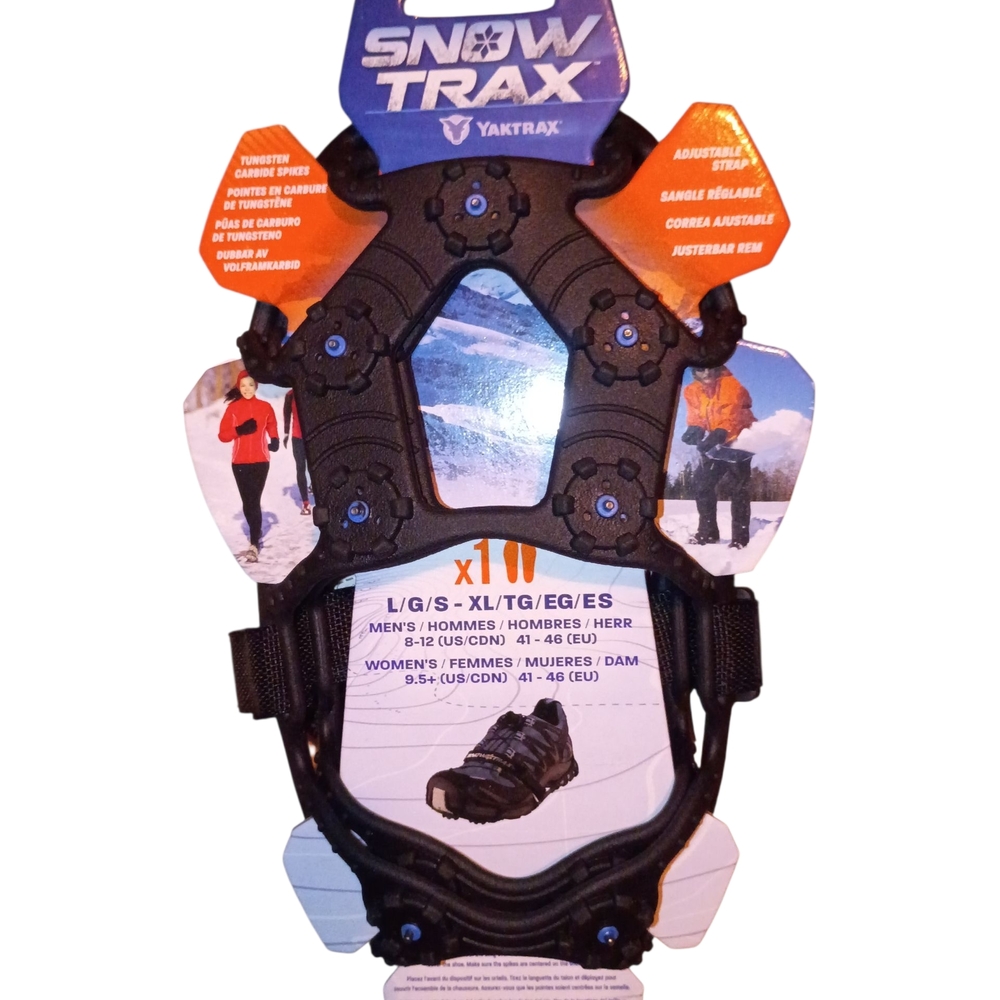 Yaktrax Snow Trax Ice Grips Unisex 9-12 Mens 9.5+ Women's Nwt